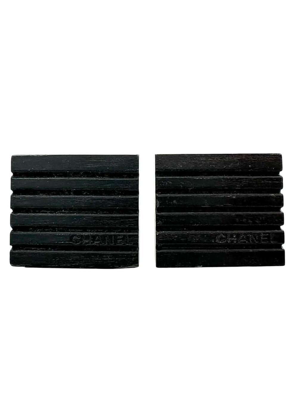 Chanel Earrings Wood #378161C41B